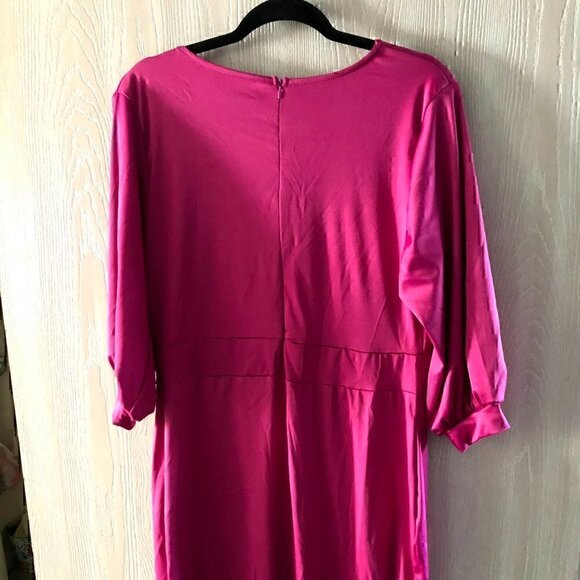 M Hot Pink Date Knee High Dress - Picture 2 of 2